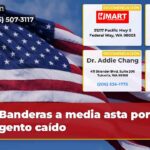 Banderas a media asta por sargento caído