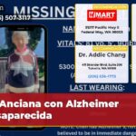Anciana con Alzheimer desaparecida