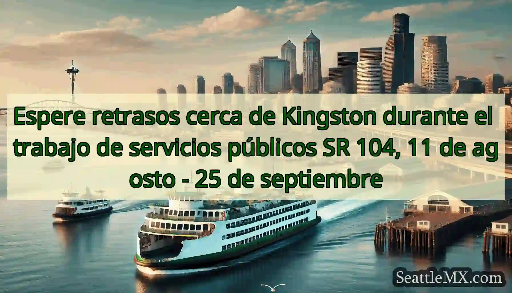 Espere retrasos cerca de Kingston durante el