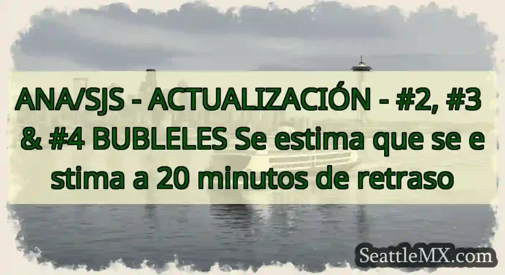 ANA/SJS - ACTUALIZACIÓN - #2, #3 & #4 BUBLELES Se