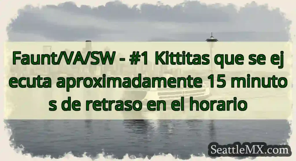 Faunt/VA/SW - #1 Kittitas que se ejecuta