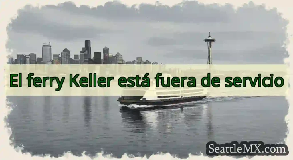 El ferry Keller está fuera de servicio