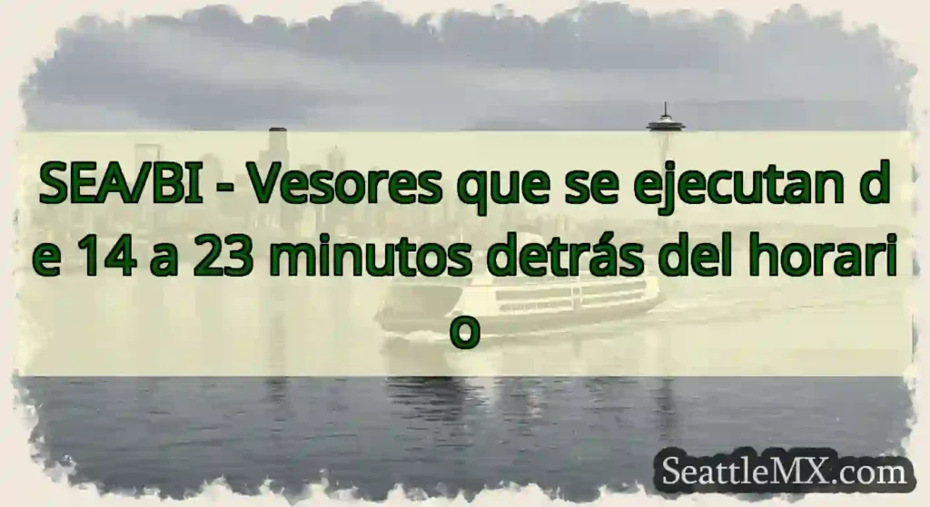 SEA/BI - Vesores que se ejecutan de 14 a 23