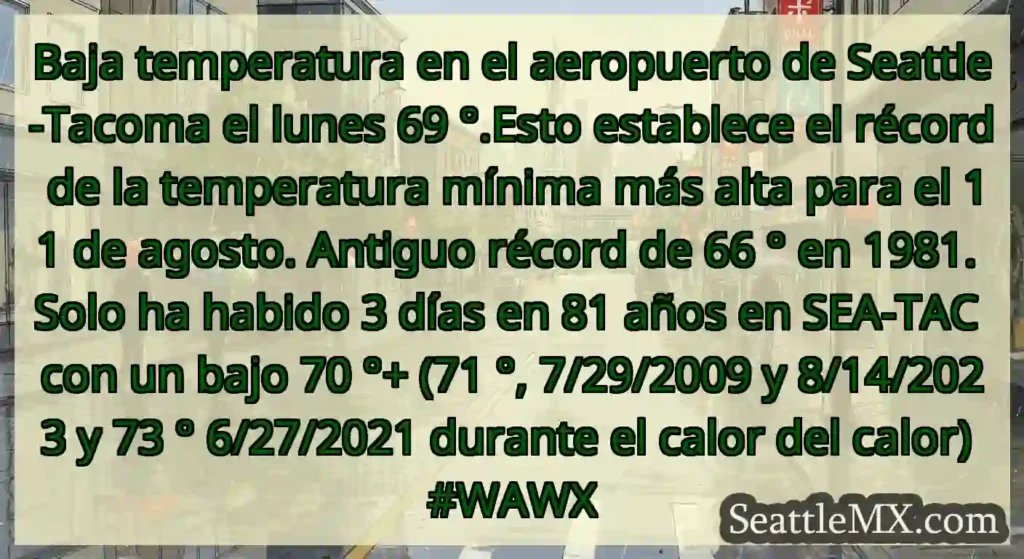 Baja temperatura en el aeropuerto de