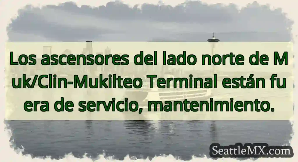 Los ascensores del lado norte de