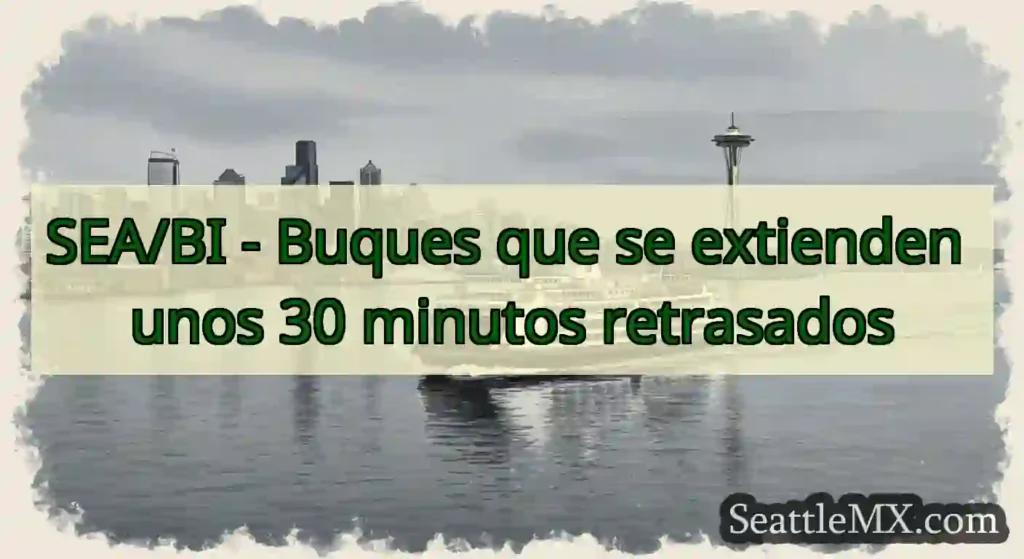 SEA/BI - Buques que se extienden unos 30 minutos