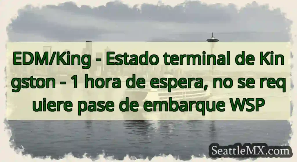 EDM/King - Estado terminal de Kingston - 1 hora