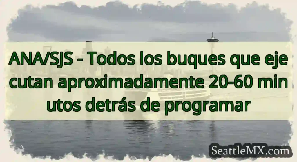 ANA/SJS - Todos los buques que ejecutan