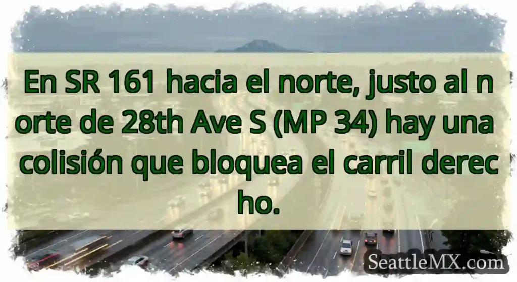 En SR 161 hacia el norte, justo al norte de 28th