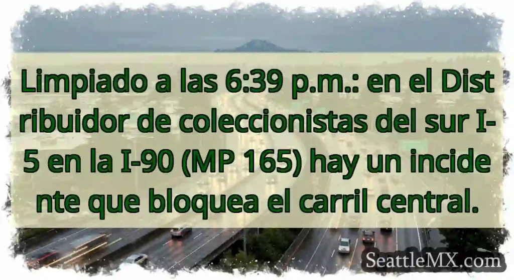 Limpiado a las 6:39 p.m.: en el Distribuidor de