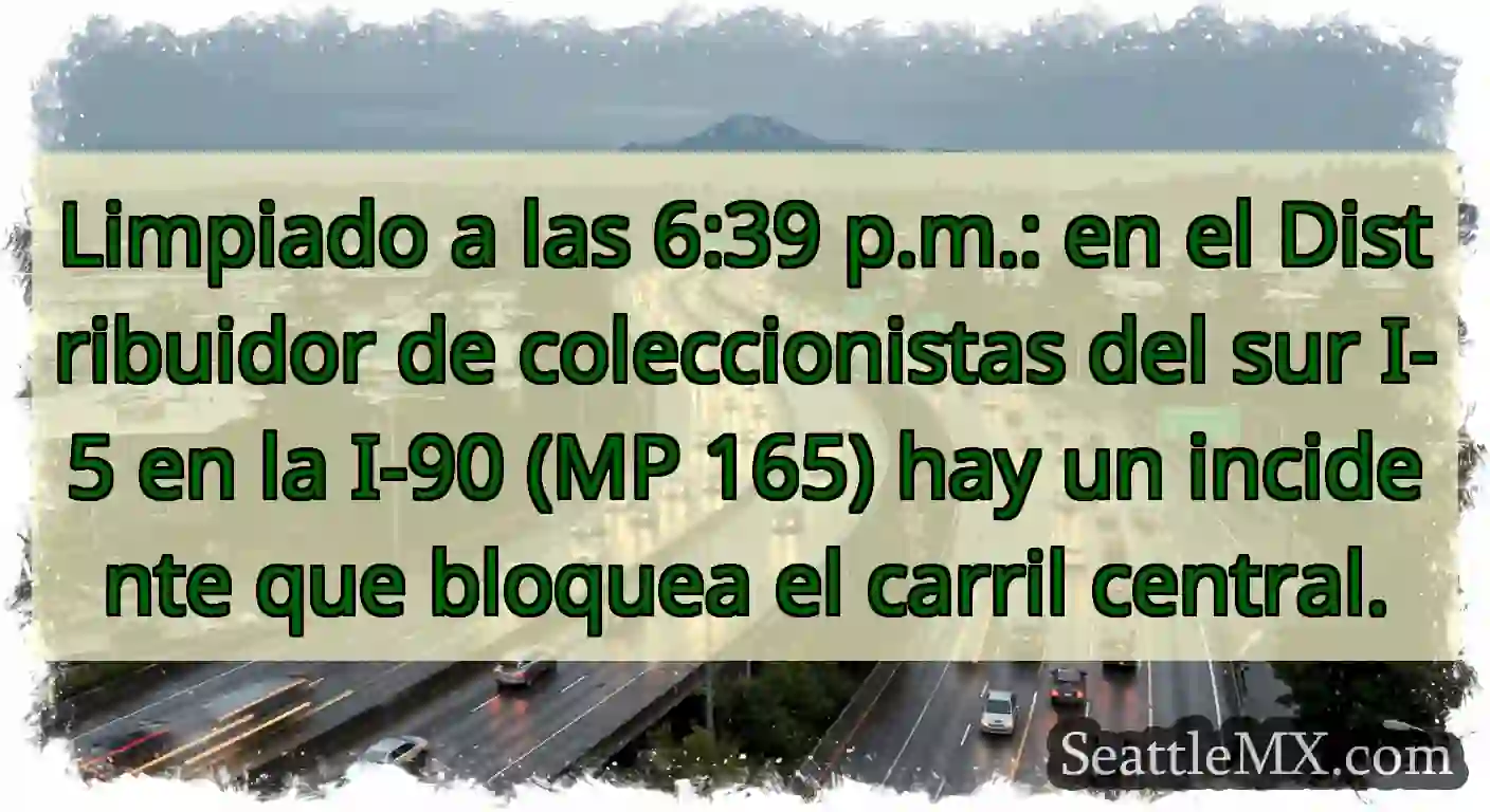 Limpiado a las 6:39 p.m.: en el Distribuidor de