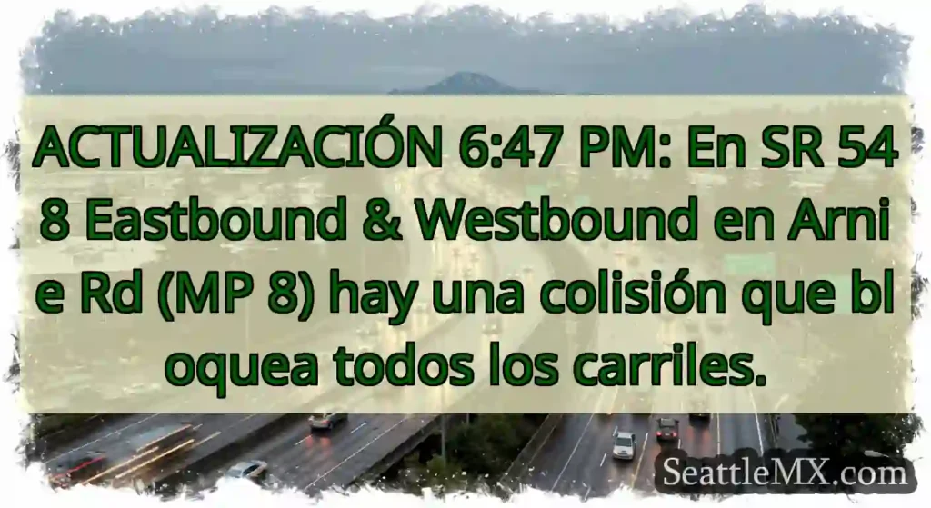 ACTUALIZACIÓN 6:47 PM: En SR 548 Eastbound &