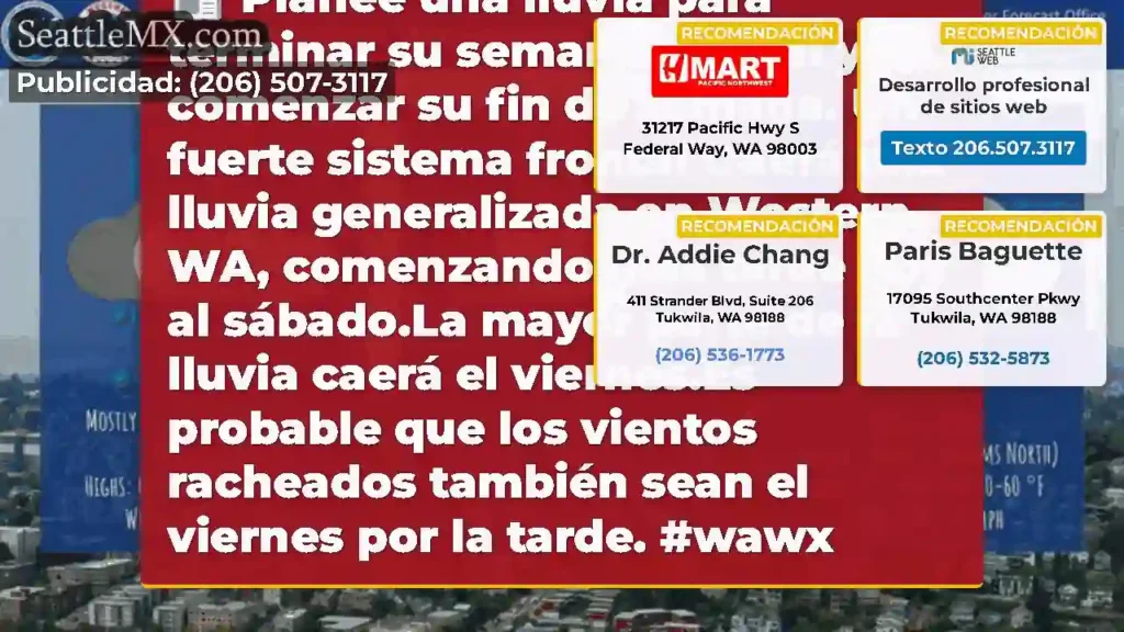 Planee una lluvia para terminar su semana laboral