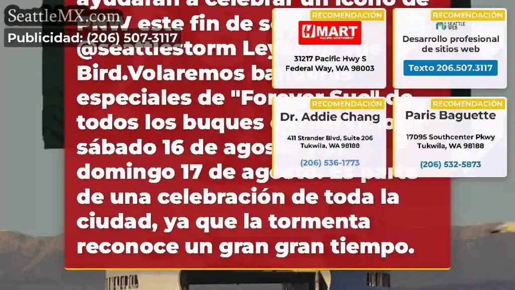Nuestros transbordadores ayudarán a celebrar un