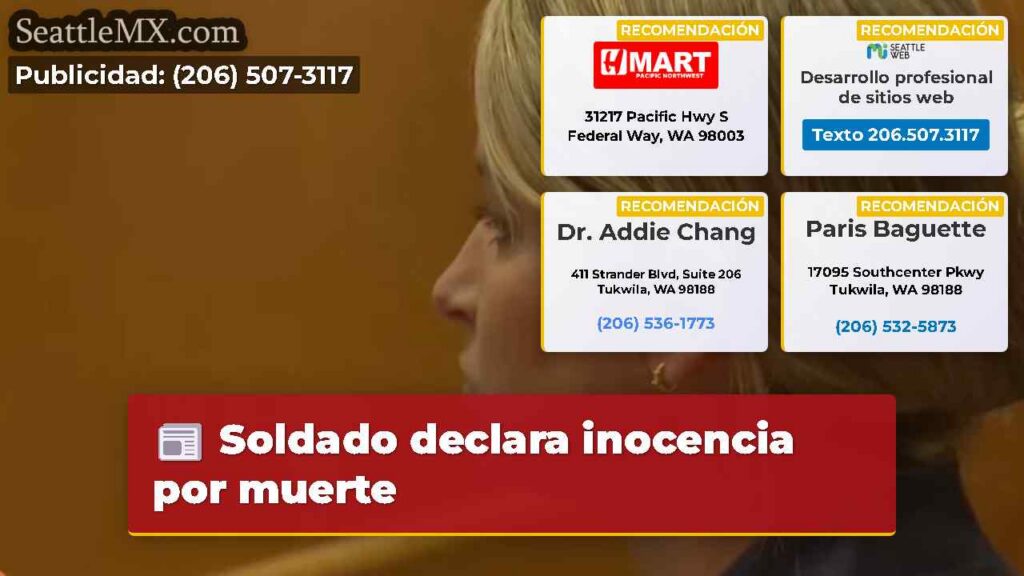 Soldado declara inocencia por muerte