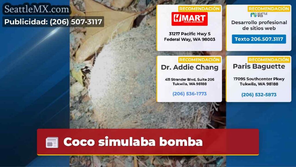 Coco simulaba bomba