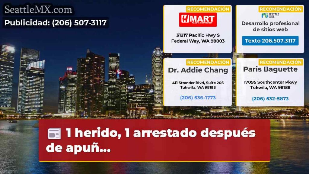 1 herido, 1 arrestado después de apuñ...