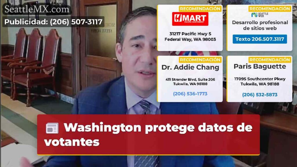 Washington protege datos de votantes