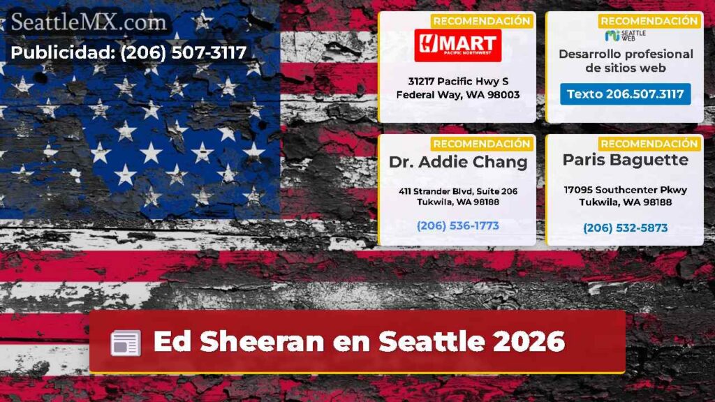 Ed Sheeran en Seattle 2026