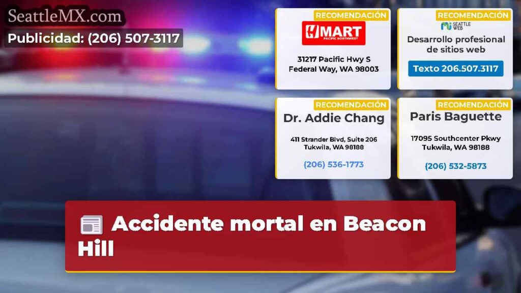 Accidente mortal en Beacon Hill