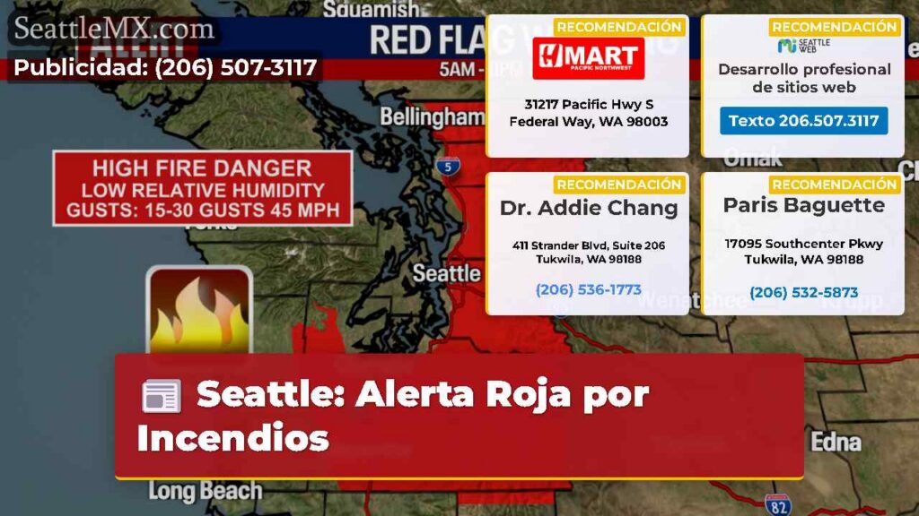 Seattle: Alerta Roja por Incendios