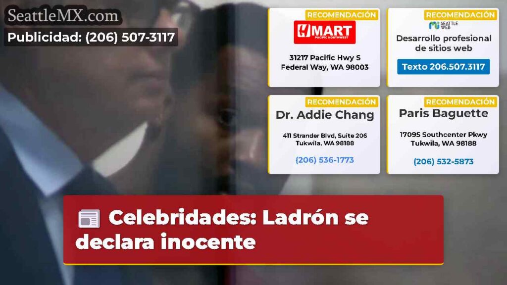 Celebridades: Ladrón se declara inocente