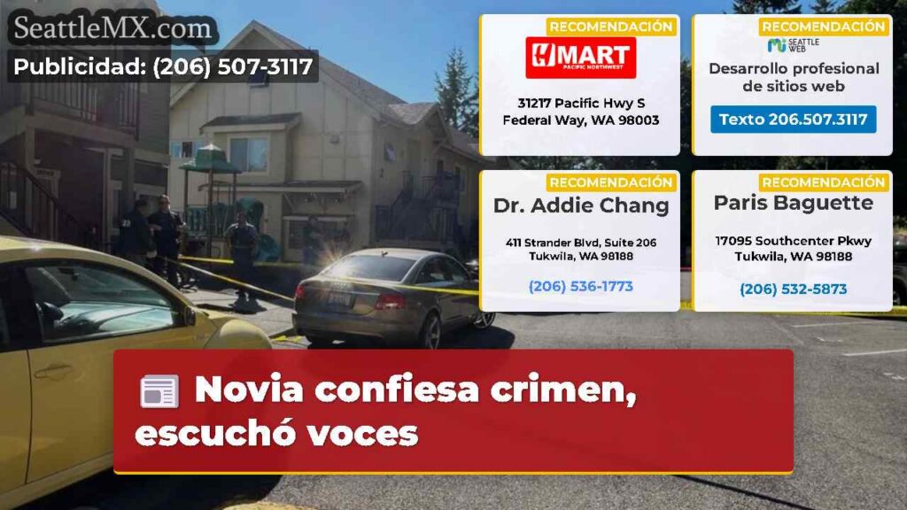 Novia confiesa crimen, escuchó voces