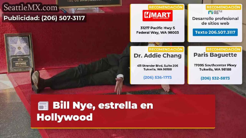 Bill Nye, estrella en Hollywood