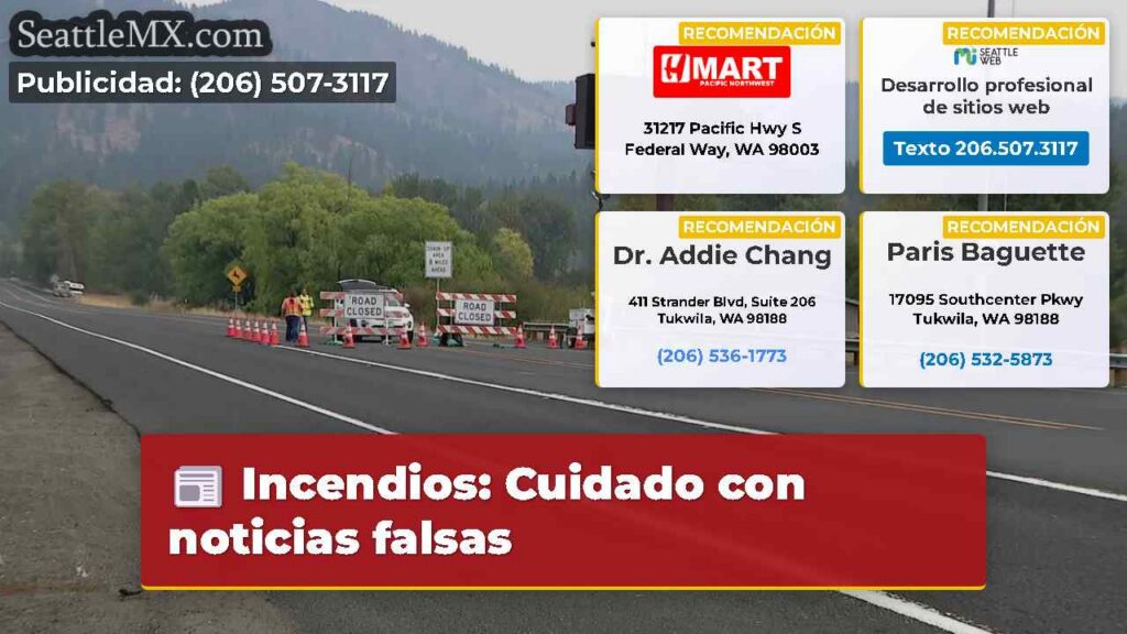 Incendios: Cuidado con noticias falsas