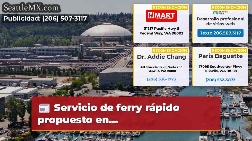 Servicio de ferry rápido propuesto en...