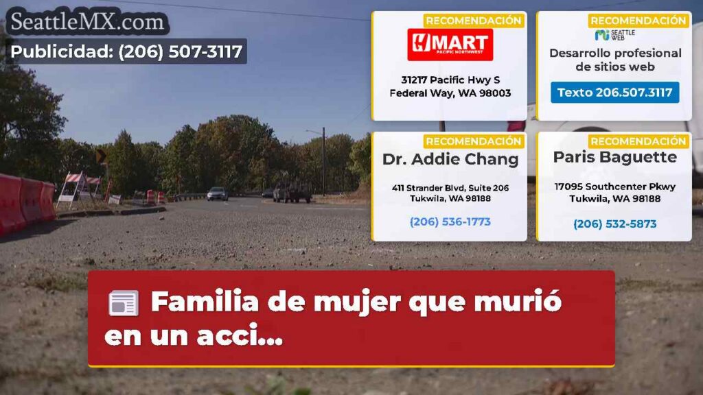 Familia de mujer que murió en un acci...