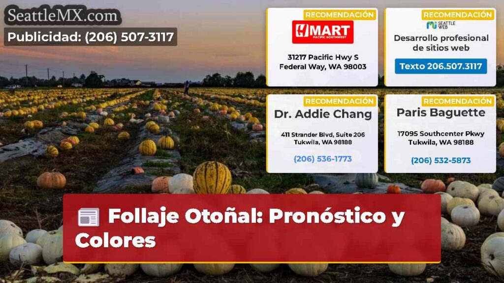 Follaje Otoñal: Pronóstico y Colores