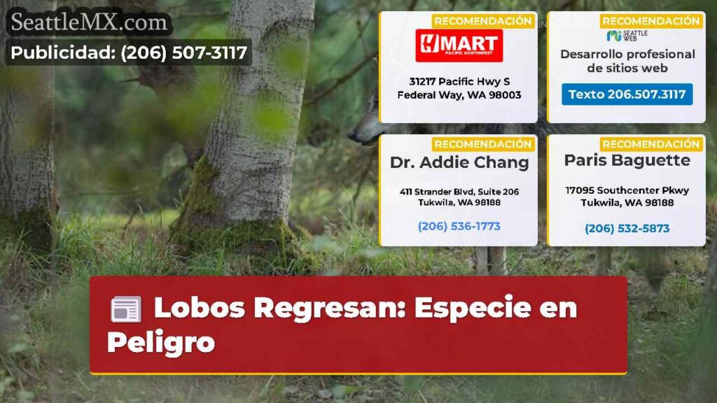 Noticias De Seattle 2 Lobos Regresan: Especie en Peligro