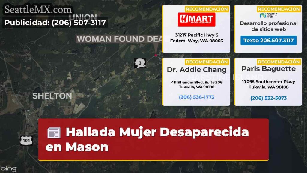 Hallada Mujer Desaparecida en Mason