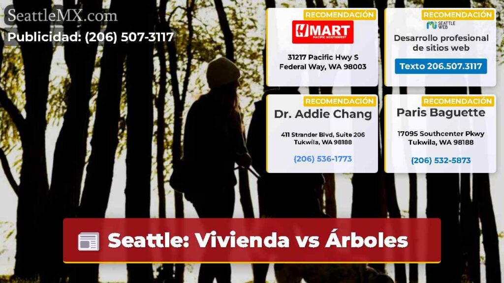 Seattle: Vivienda vs Árboles