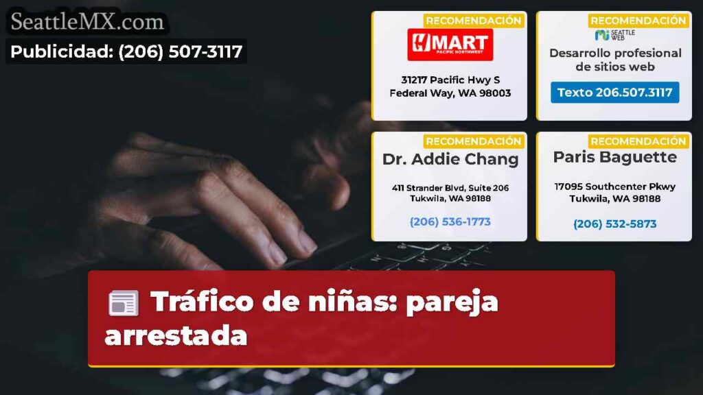 Tráfico de niñas: pareja arrestada