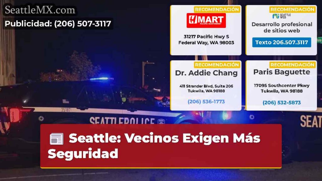 Seattle: Vecinos Exigen Más Seguridad