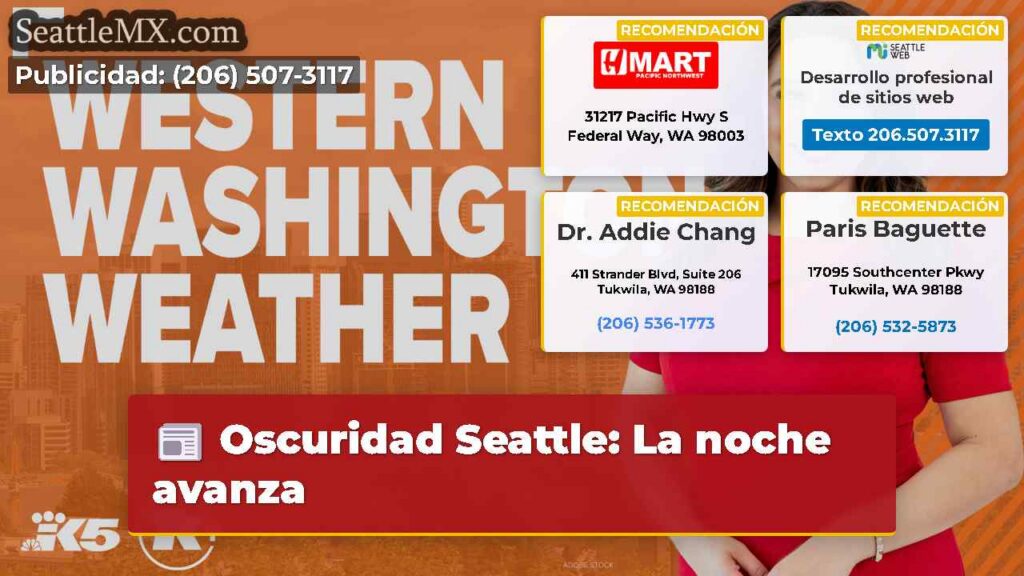 Oscuridad Seattle: La noche avanza