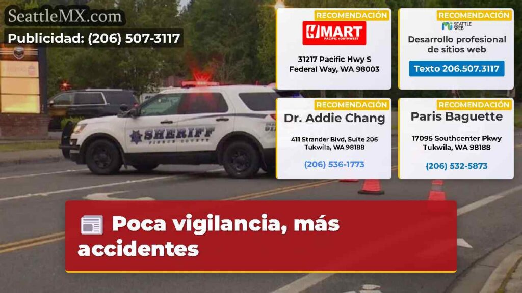 Poca vigilancia, más accidentes
