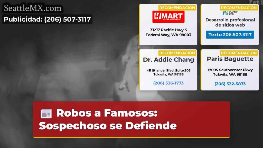 Robos a Famosos: Sospechoso se Defiende