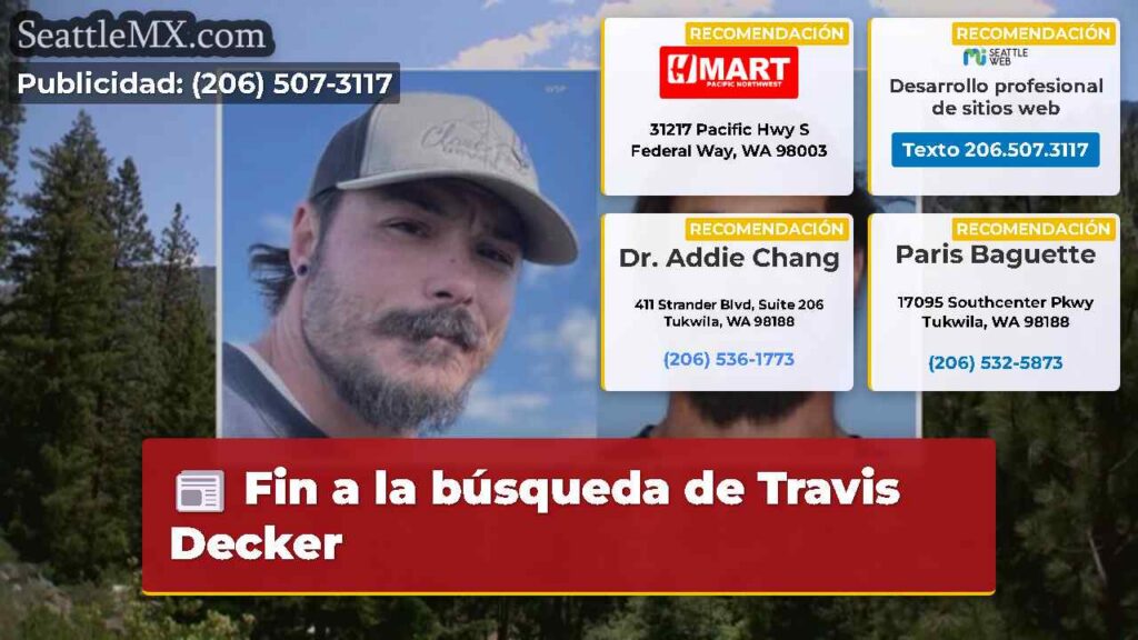 Fin a la búsqueda de Travis Decker