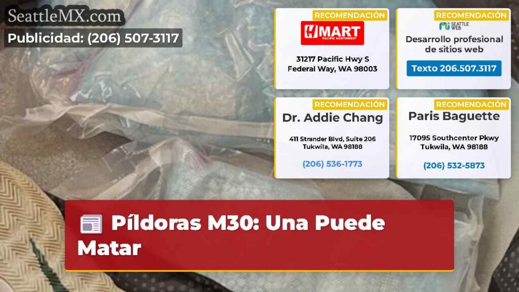 Píldoras M30: Una Puede Matar