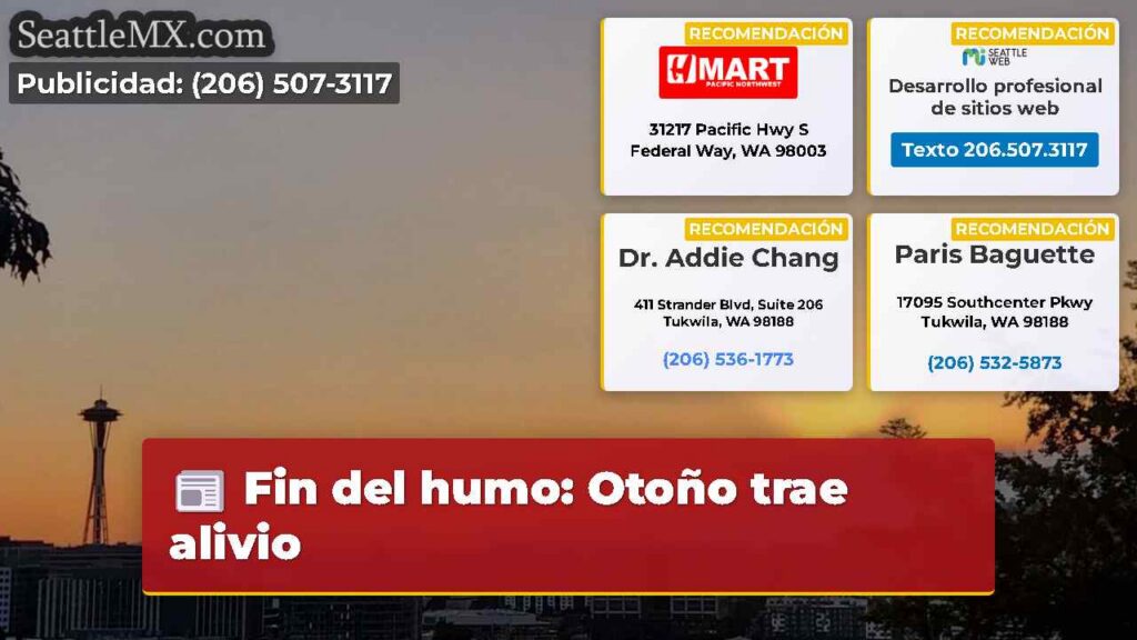 Fin del humo: Otoño trae alivio