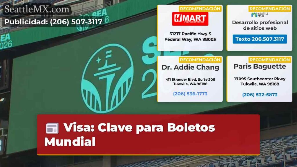 Visa: Clave para Boletos Mundial