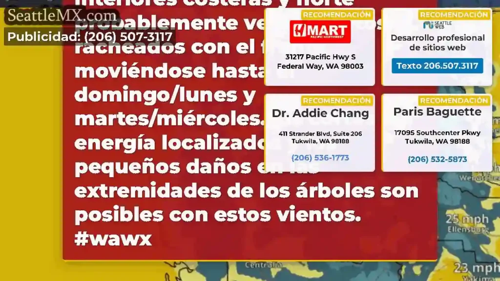 Además de la lluvia la próxima semana, algunas
