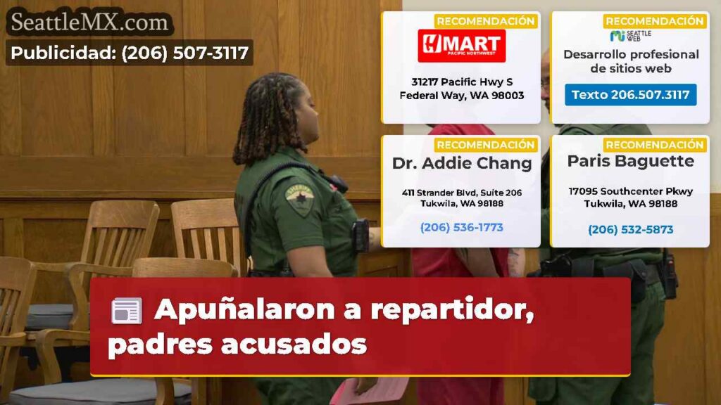 Apuñalaron a repartidor, padres acusados