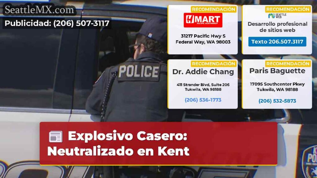 Explosivo Casero: Neutralizado en Kent