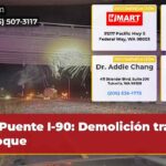 Puente I-90 Demolición tras choque
