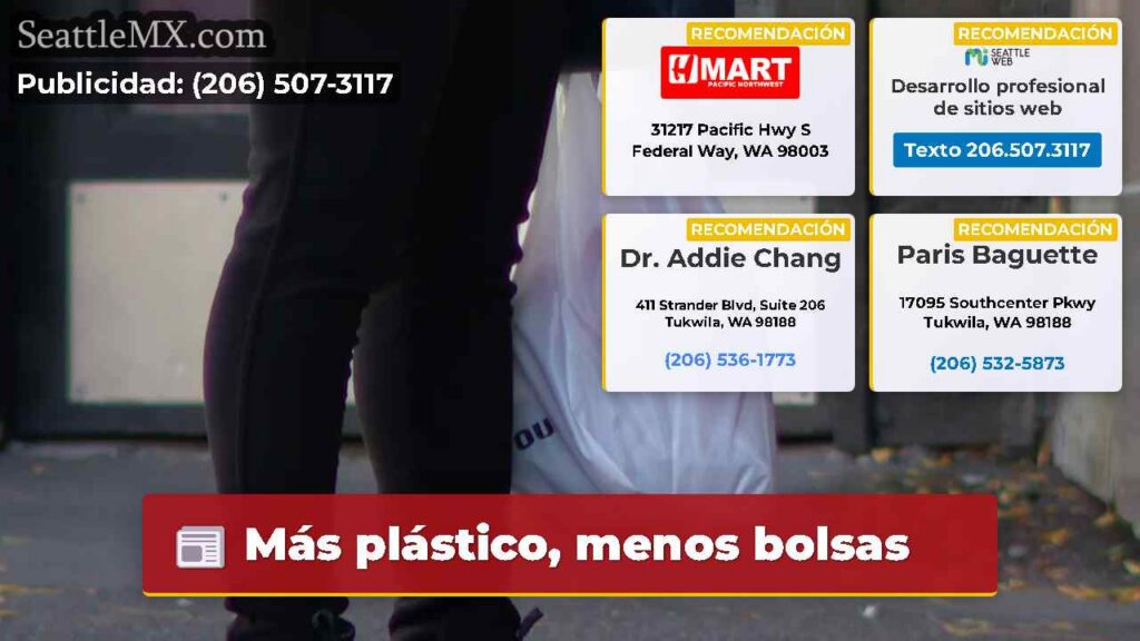 Más plástico, menos bolsas