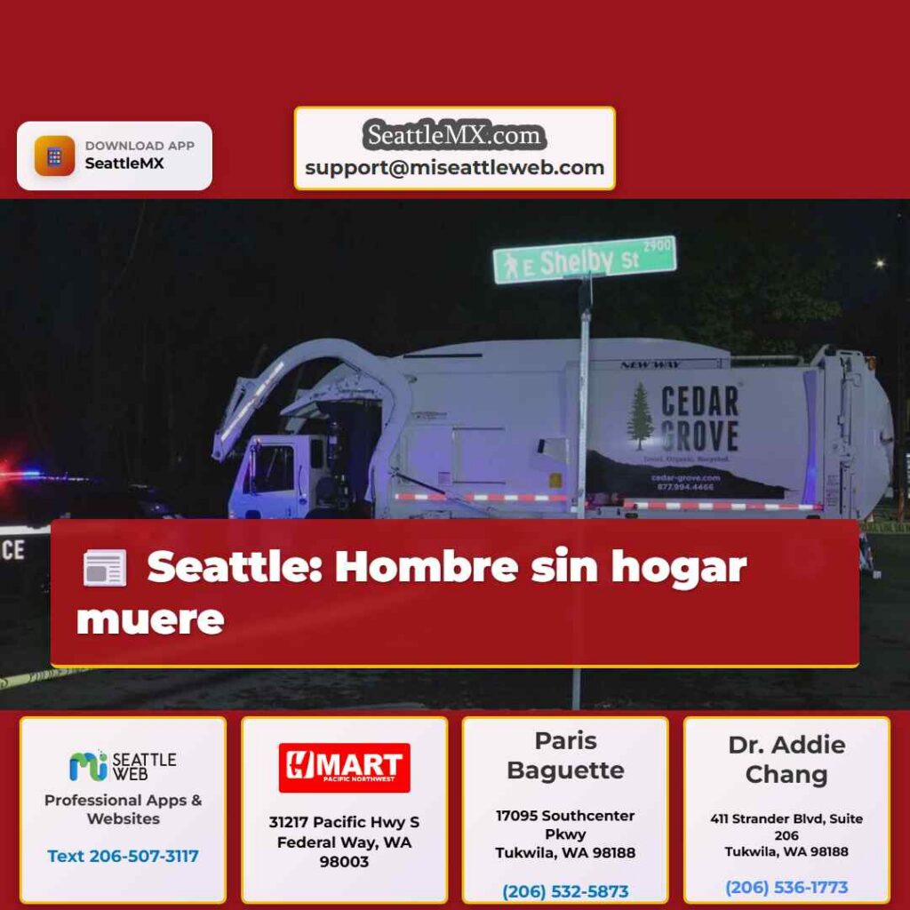 Seattle: Hombre sin hogar muere